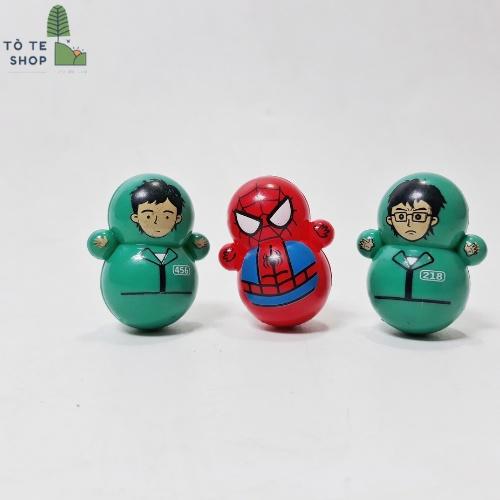 Đồ chơi cho bé lật đật mini lật đật người nhện cho bé siêu dễ thương