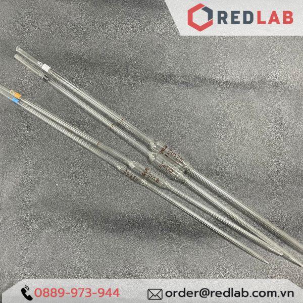 Pipet bầu thuỷ tinh 1 vạch 1ml 2 3 5 10 20 25 50 ml ONELAB Volumetric Pipette