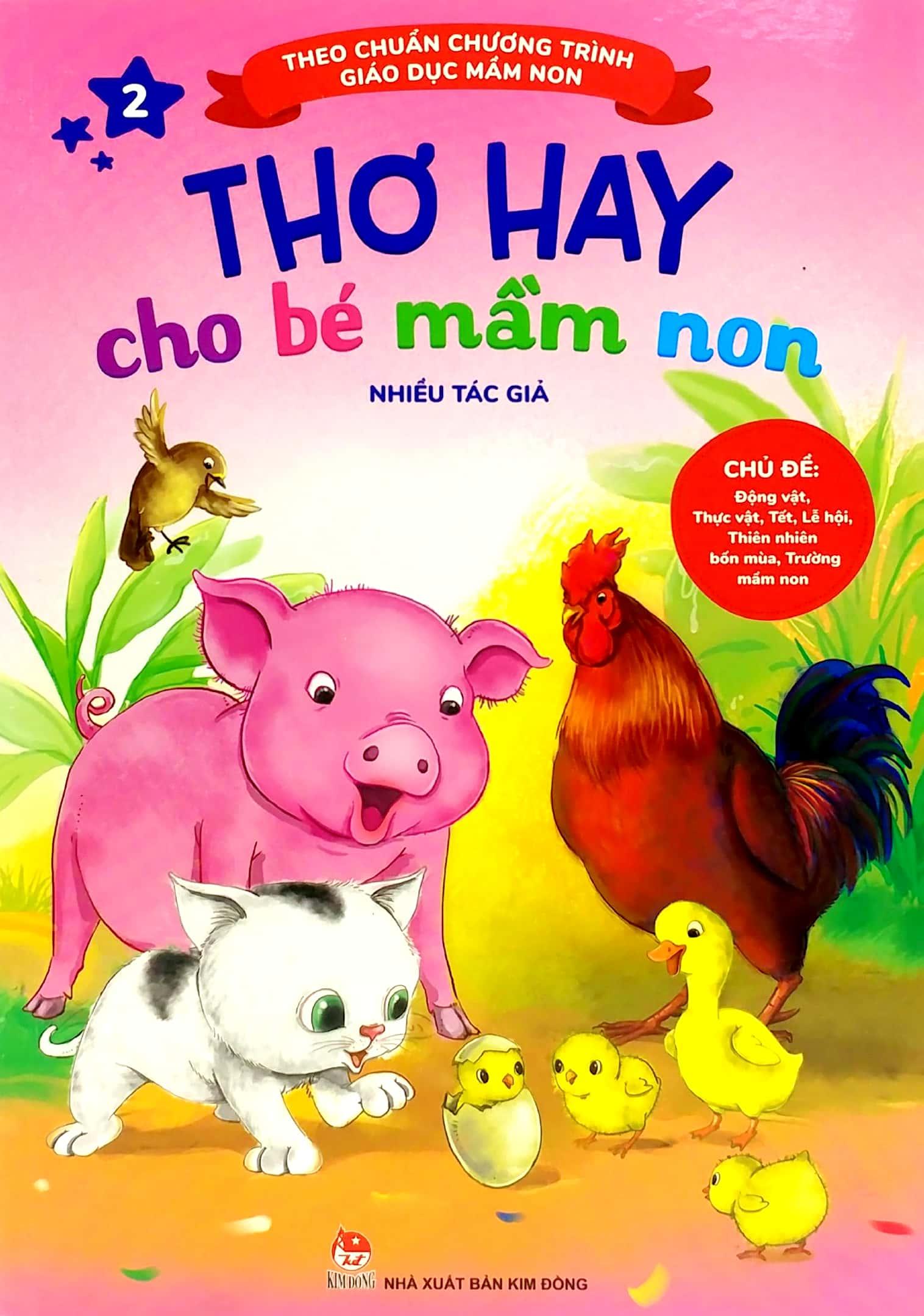 Thơ Hay Cho Bé Mầm Non (Tập 2) (Tái Bản)