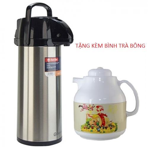 Phích đựng nước nóng Rạng Đông RD2545 ST1.E + Tặng kèm bình trà giữ nhiệt RD1055 TS