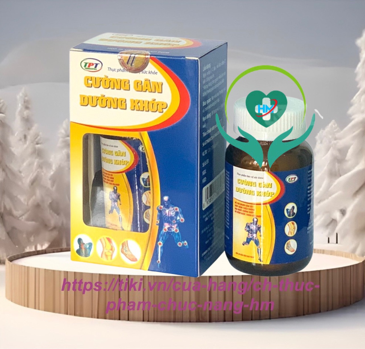 CƯỜNG GÂN DƯỠNG KHỚP TPT Hộp 30 viên - Giúp các khớp vận động linh hoạt ,giảm các triệu chứng đau khớp, đau cột sống, Lisse