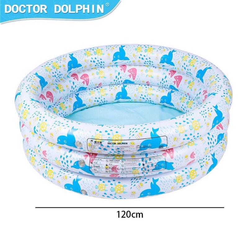 Bể Bơi Doctor Dolphin 3 tầng mẫu hình chữ nhật và hình tròn cao cấp cho trẻ