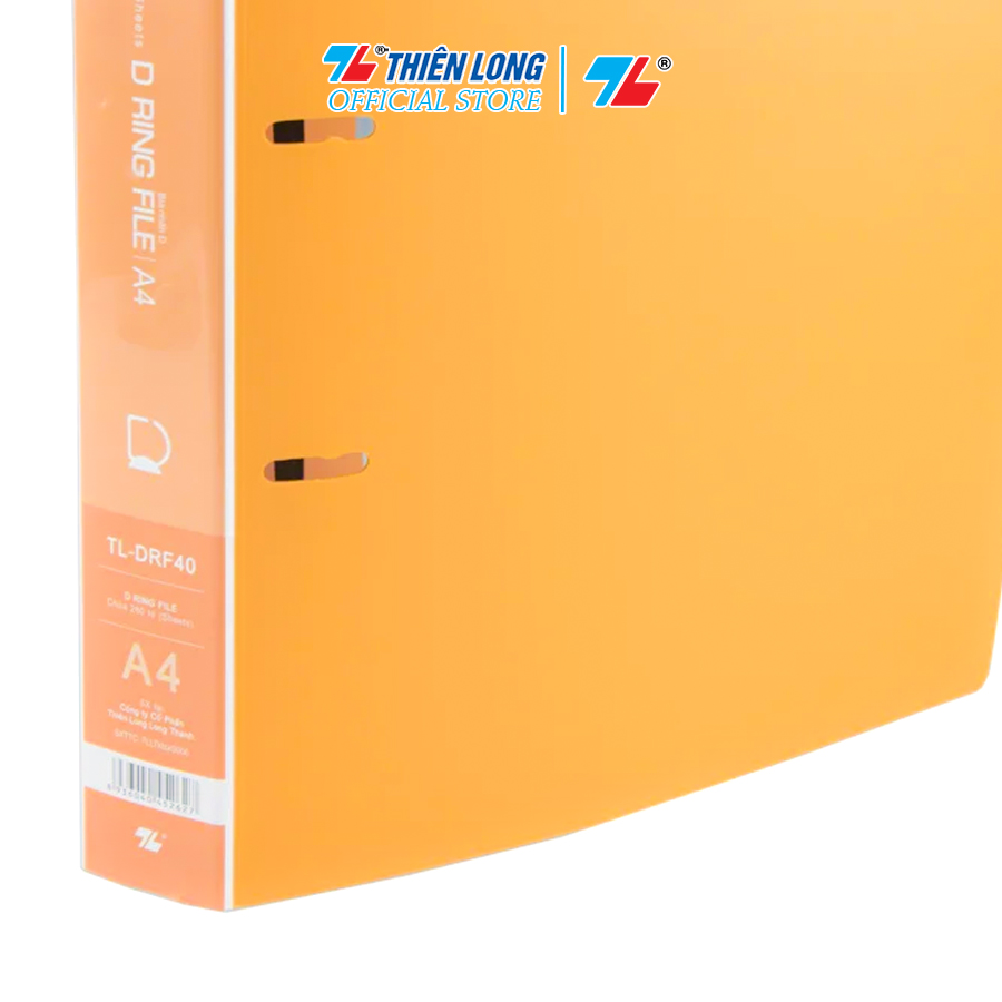 Bìa nhẫn Thiên Long D Ring-DRF40 - Cam