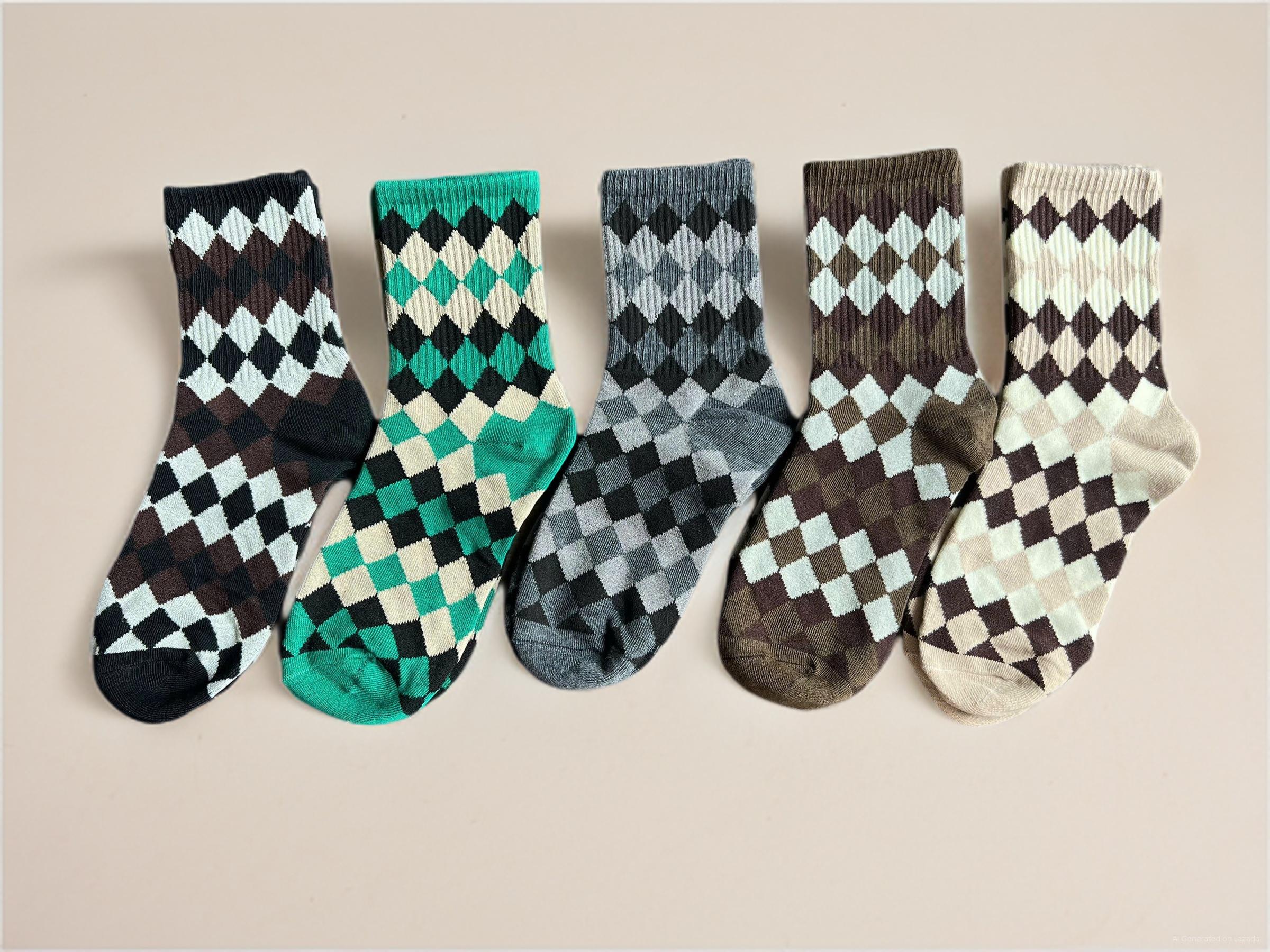 SET 5 ĐÔI TẤT VỚ NỮ CAO CẤP CỔ CAO MÃ 30 DÀNH CHO NỮ