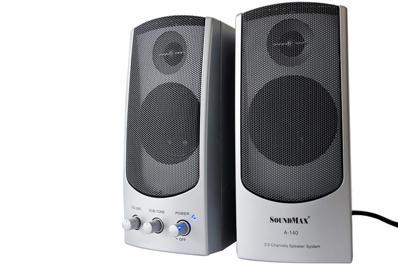 Loa vi tính 2.0 SoundMax A140 Tổng Công Suất 10W - BH 12 Tháng - Hàng Nhập Khẩu