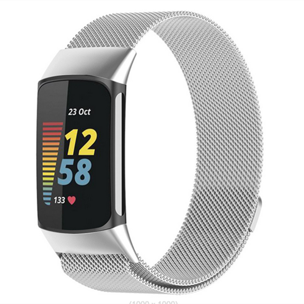 Dây đeo tay từ tính bằng thép không gỉ cho Fitbit Charge 5