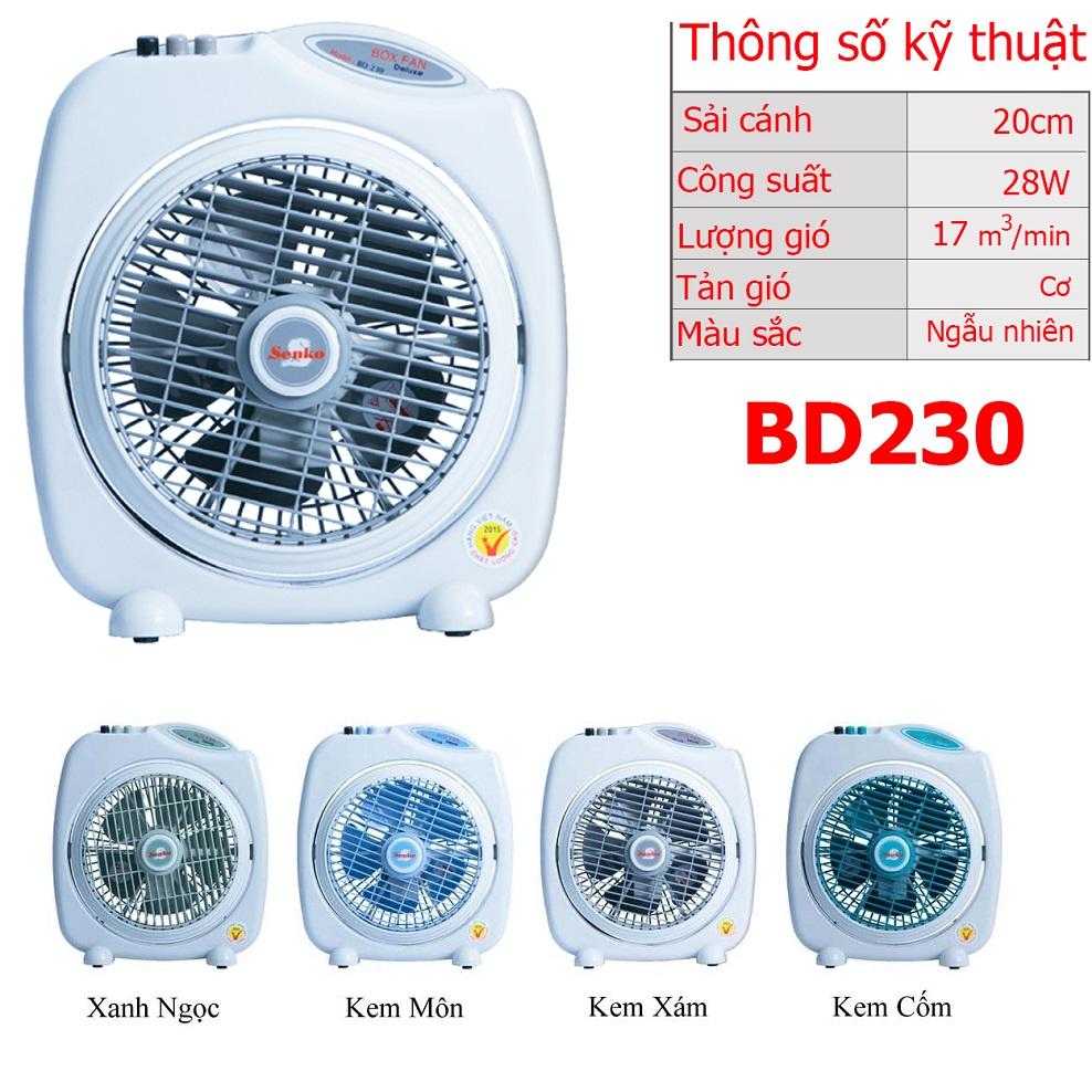 Quạt hộp để bàn SK BD230