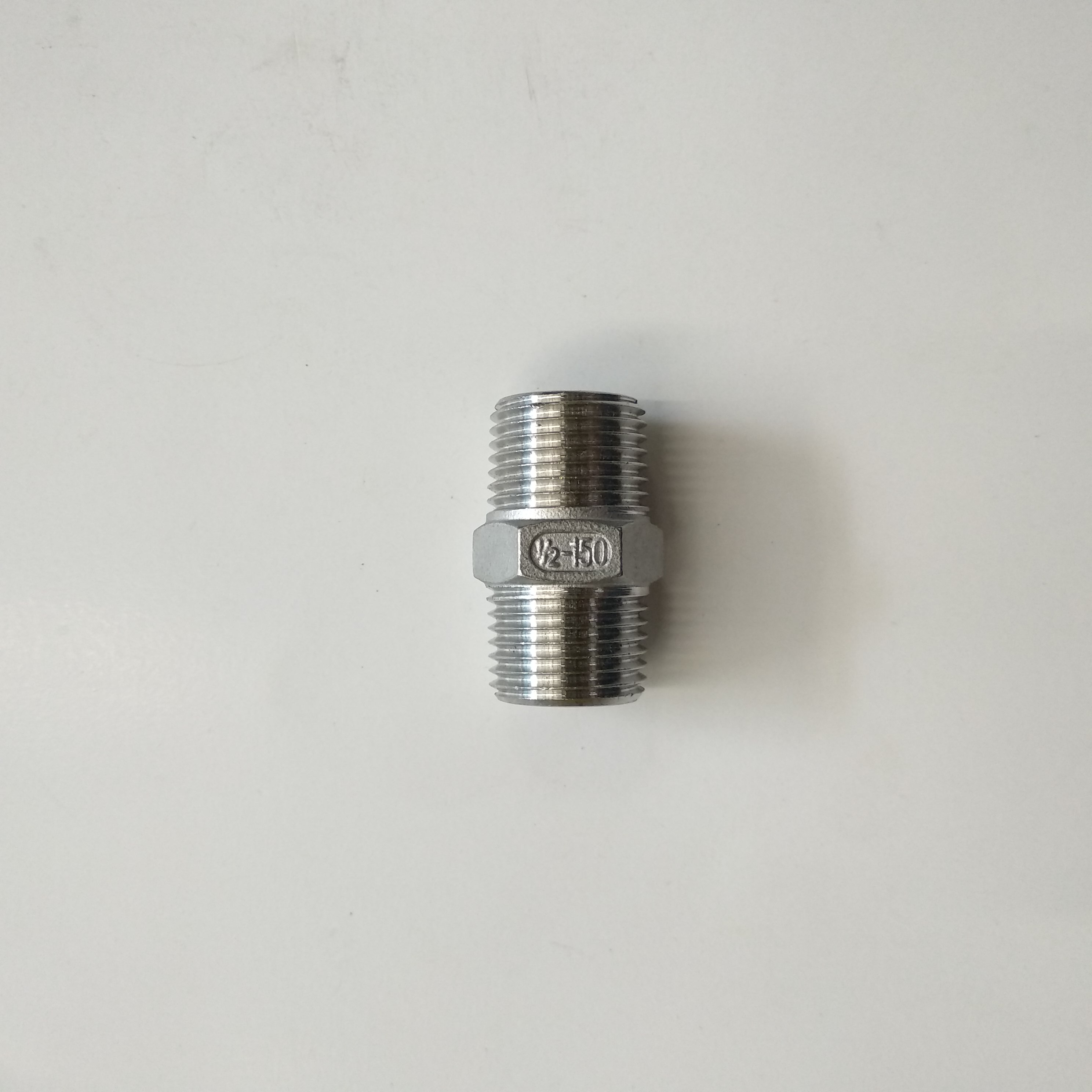 Nối 2 đầu ren  inox 304 phi 21