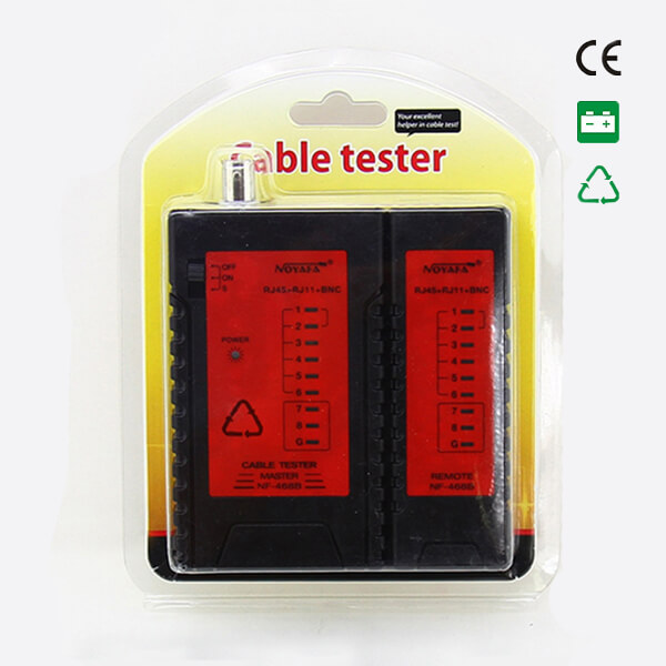 Máy test mạng Noyafa NF-468B chính hãng, chức năng test mạng, thoại, camera BNC