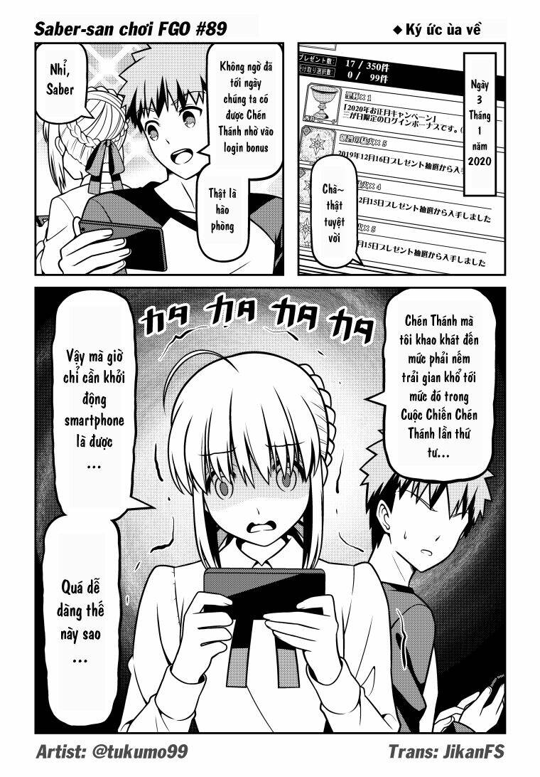 saber-san chơi fgo! chapter 51 45