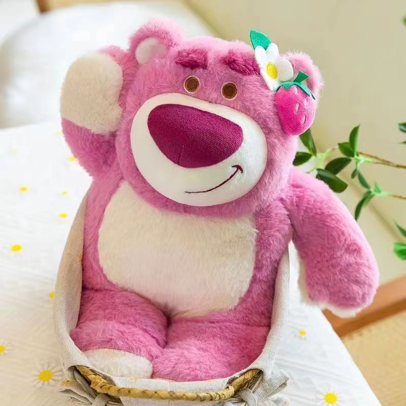 Gấu bông Lotso Tai dâu đứng lông tuyết