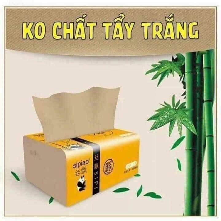 THÙNG 30 GÓI GIẤY ĂN GẤU TRÚC CHÍNH HIỆU SIPIAO ( 300 TỜ/GÓI )