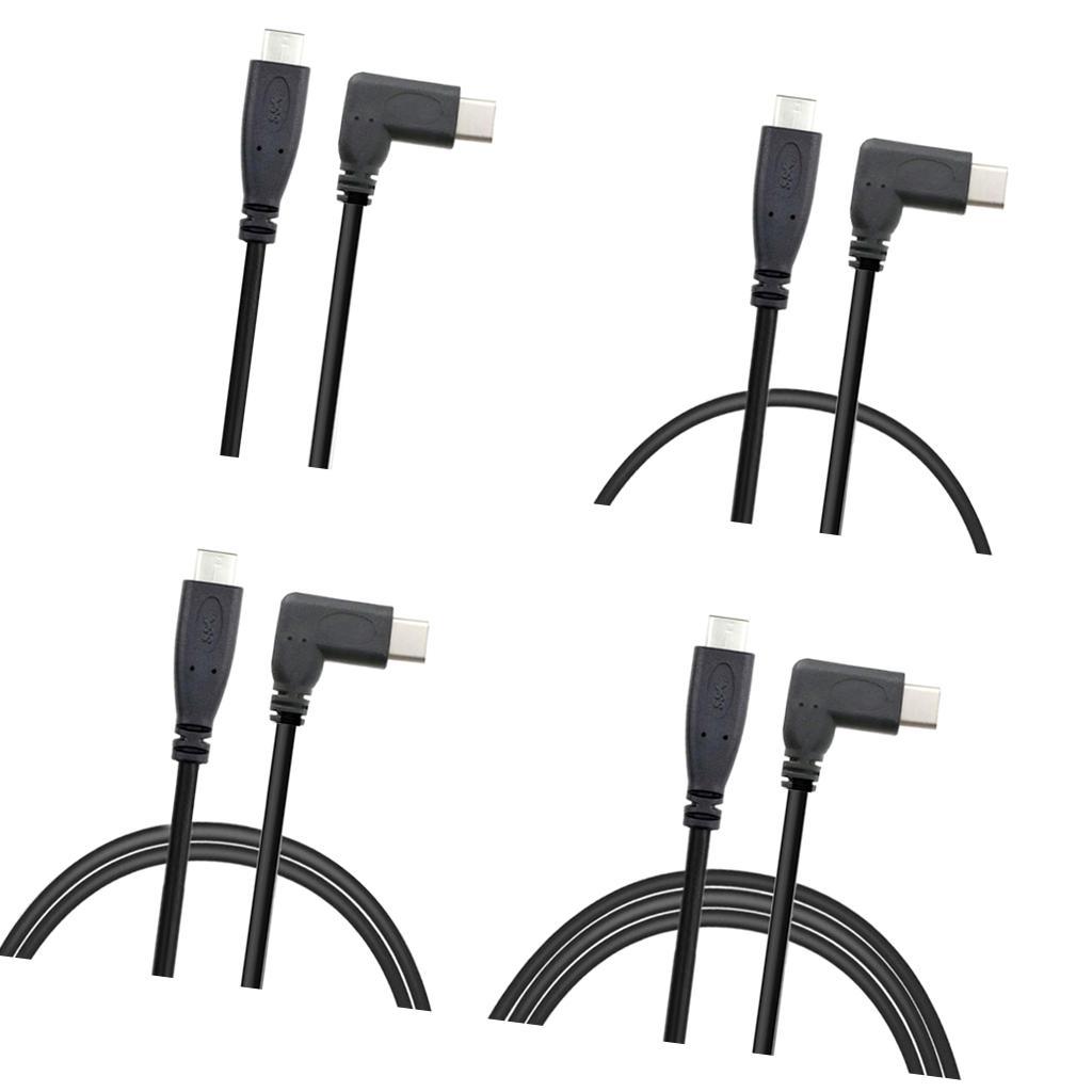 Type-c USB 90 degree Male to USB-C male Extension Cable Extender Cord