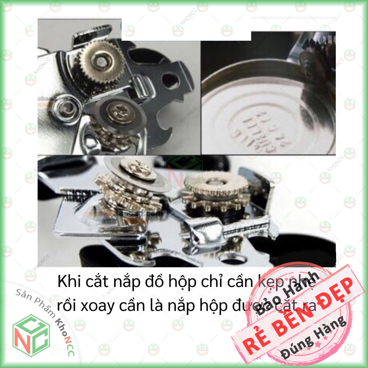 (Tiện Lợi) Dụng Cụ Khui Lon, Đồ Hộp KhoNCC Hàng Chính Hãng - Sự Tiện Lợi Cho Gian Bếp Của Bạn - KTP-DCKDHDN