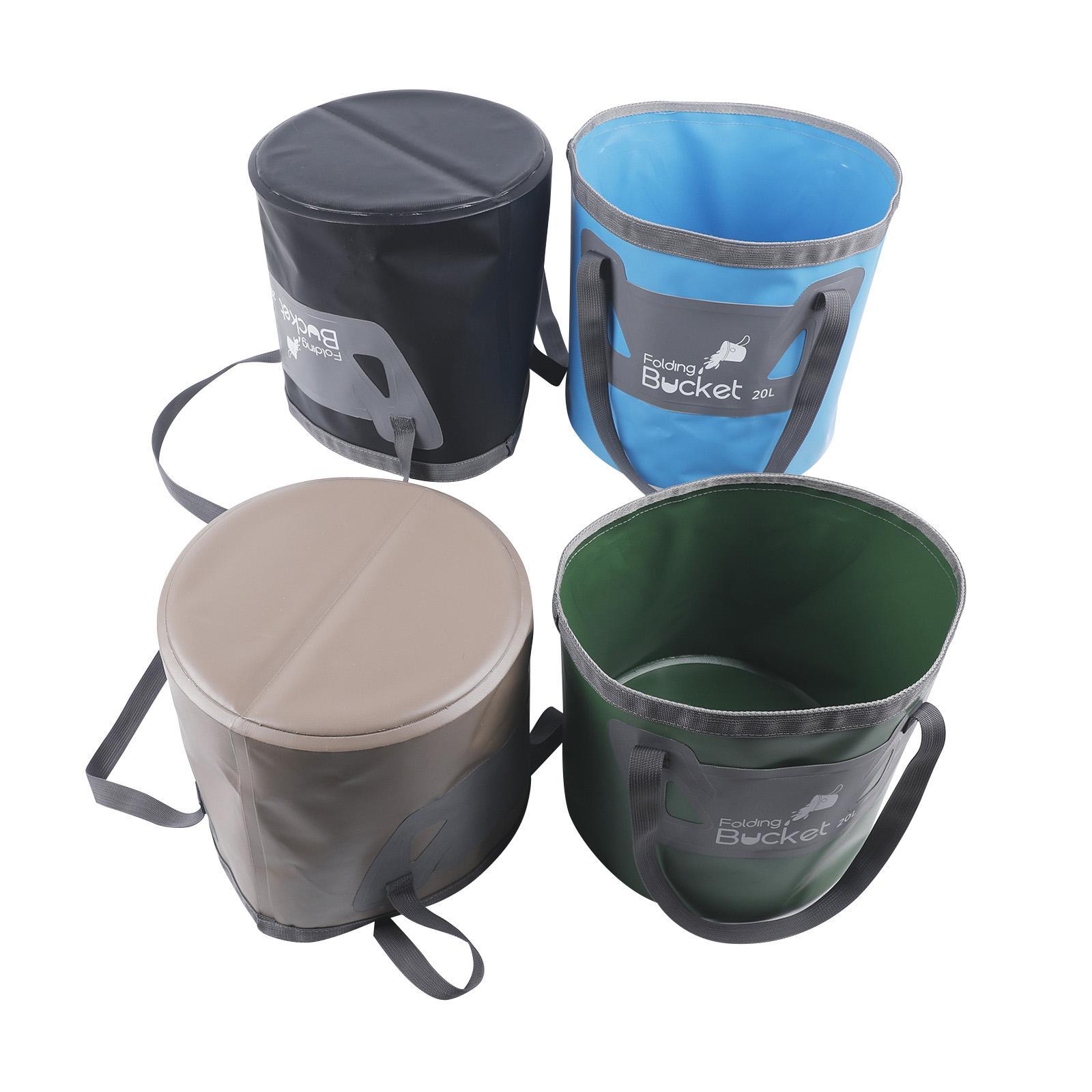 Collapsible Bucket Collapsible Wash Basin Foldable Water Bucket Outdoor Foot Bucket for Soaking Feet Water Storage Container for Hiking Pool