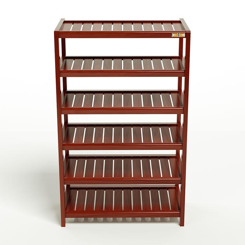 Kệ Giày Dép 6 Tầng Rộng 60cm Gỗ Tự Nhiên 100%