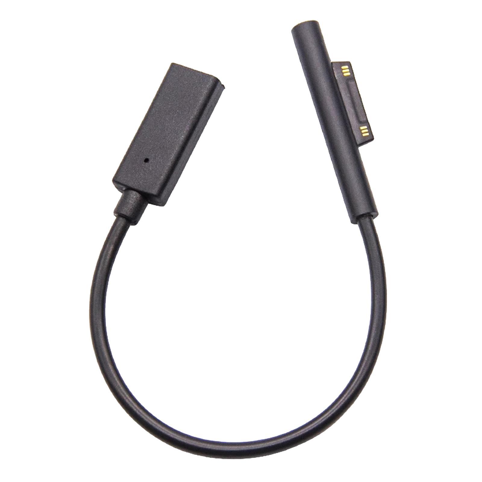 PC Type C Female Interface Wire Connector Cord 15V for Surface 3 5