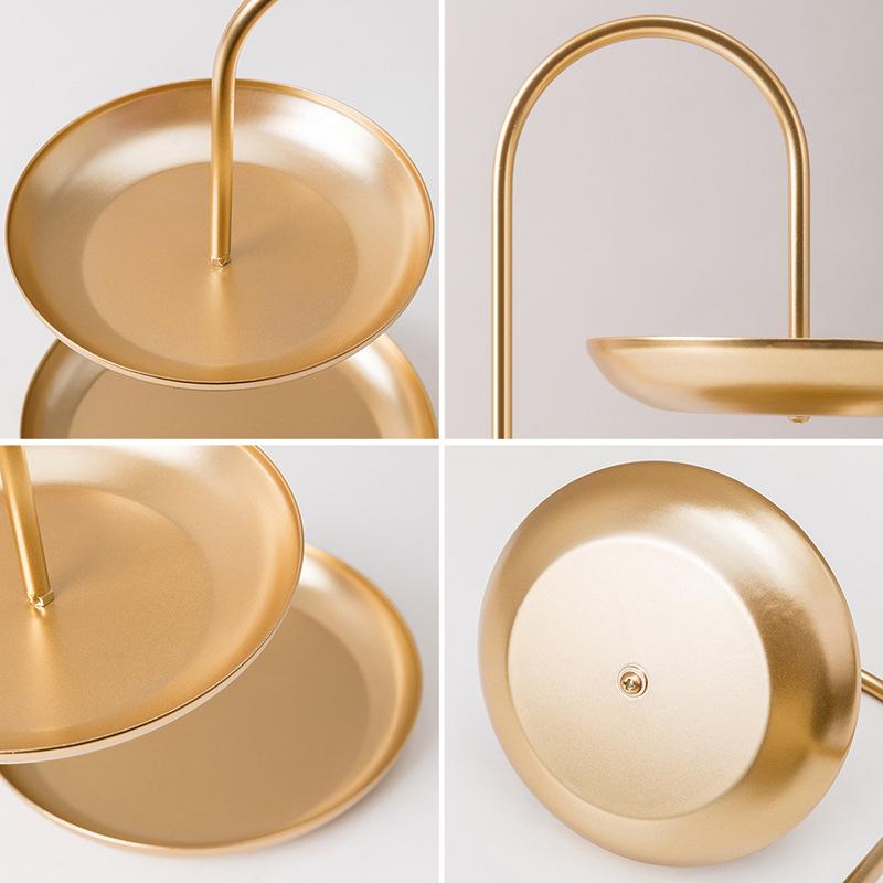 2 Lớp Hoa Quả Khay Chứa Giá Đựng Bánh Họ Đảng Món Tráng Miệng Có Giá Để Đồ Trang Trí Đám Cưới Snack Giá Phụ Kiện Nhà Bếp