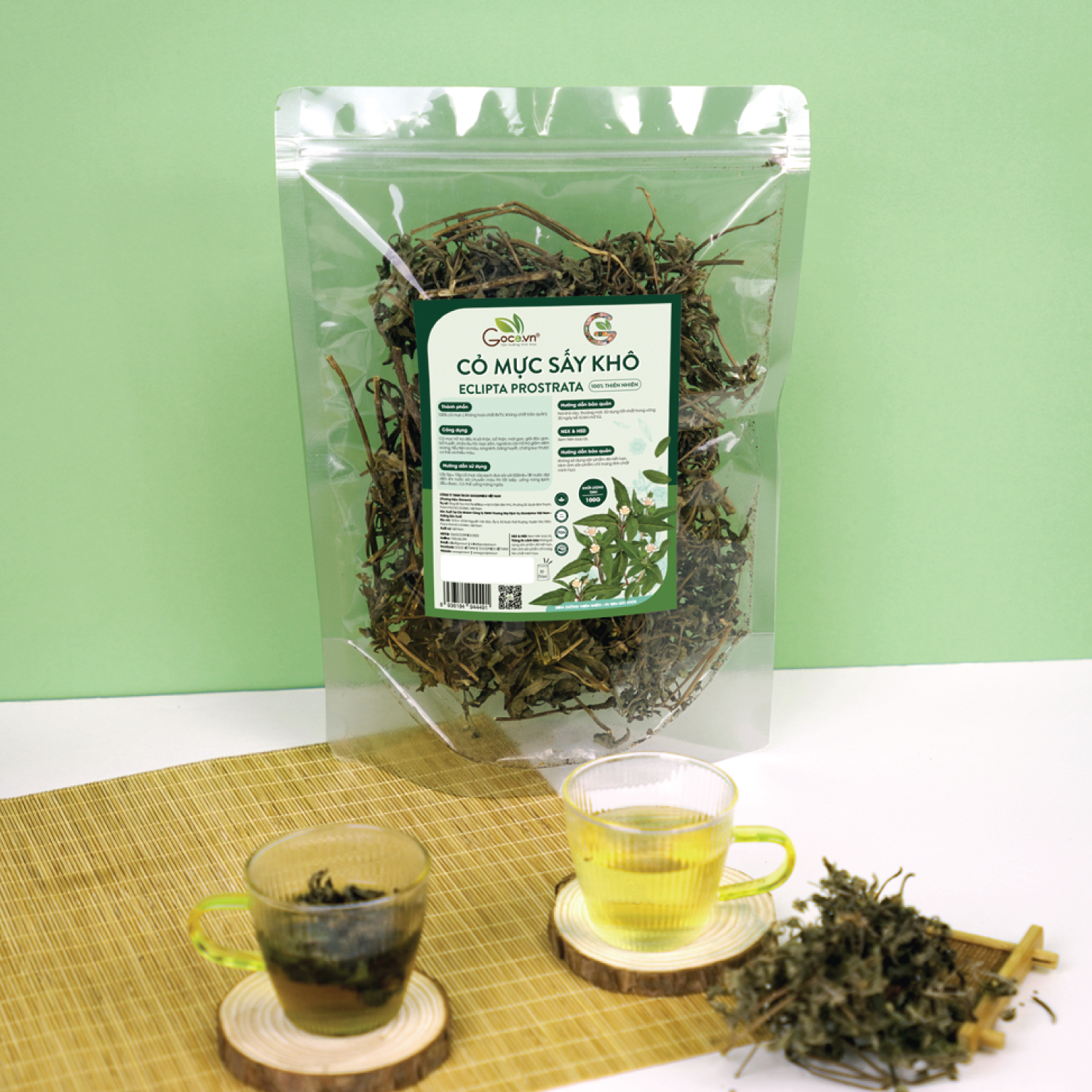 Cỏ mực khô Goce - 100g