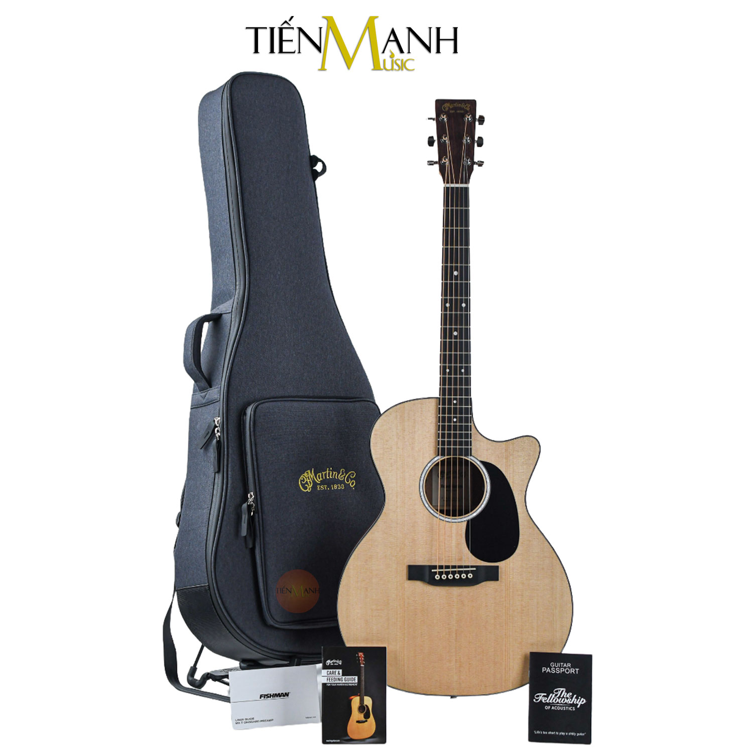 [Có EQ] Đàn Guitar Acoustic Martin GPC-11E Road Series GPC 11E Hàng Chính Hãng - Kèm Bao Đựng, Móng Gẩy DreamMaker