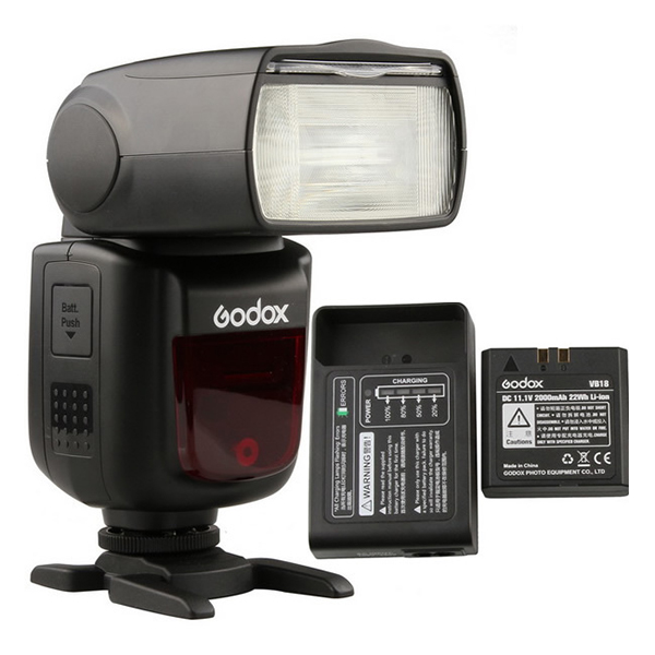 Đèn Flash Godox V860II Cho Canon + Tặng Kèm Pin Và Sạc - Hàng Chính Hãng