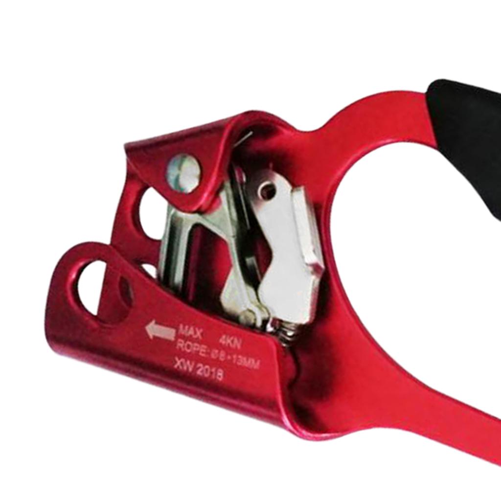 Arborist Tree Rock Climbing Right Hand Ascender Riser Grasp Device for 8mm-13mm Rope