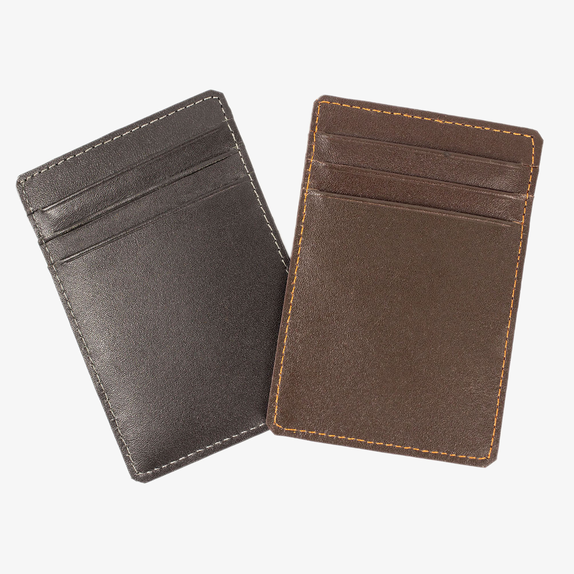 Ví đựng thẻ, Card holder v129 Bụi Leather - Da bò thật cao cấp - Bảo hành 12 tháng