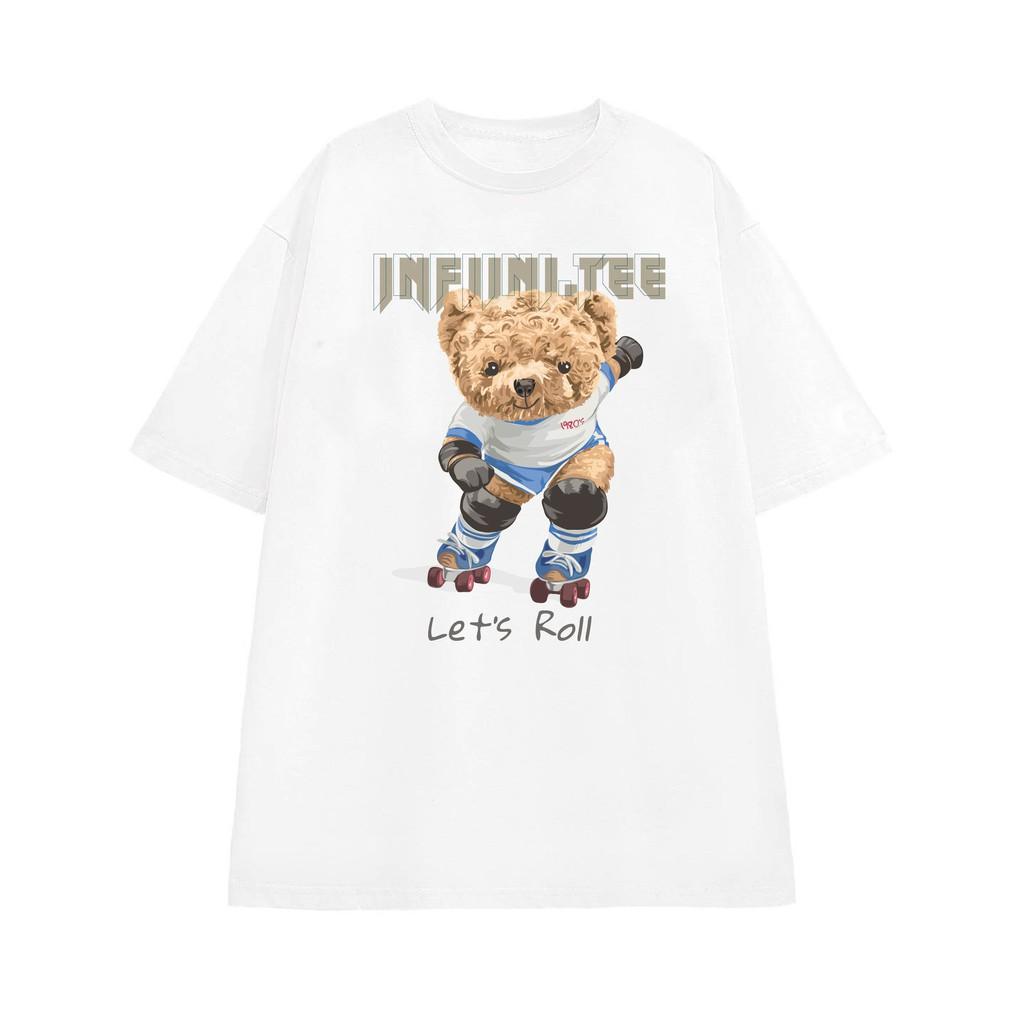 Áo thun in hình FNI.819, Thun 100% COTTON - form rộng UNISEX.Nữ 153