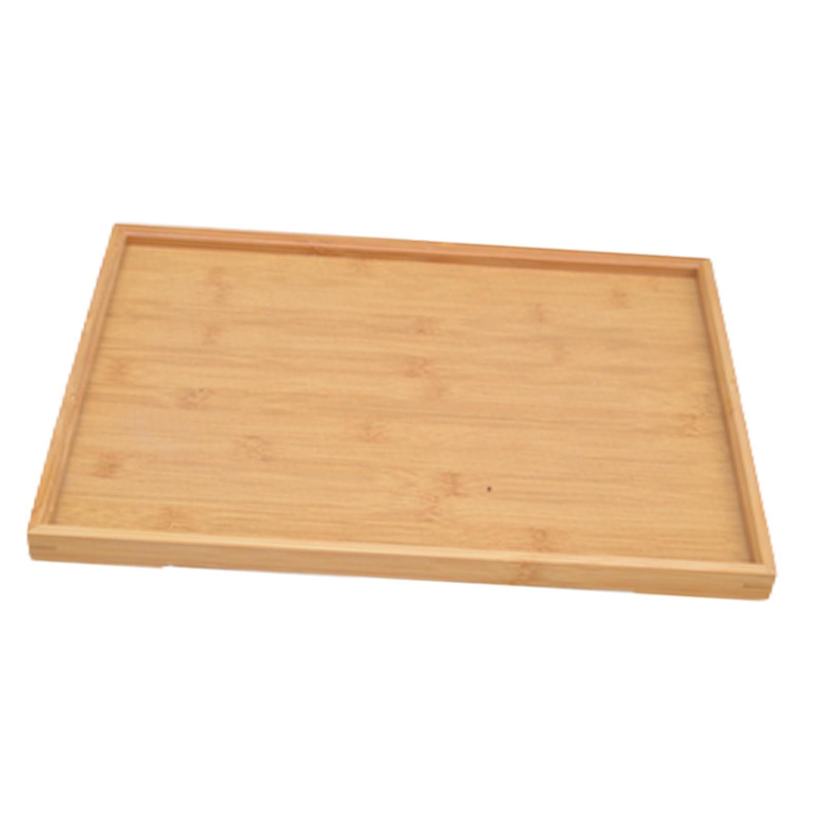 Breakfast Tray Practical Wooden Serving Tray for Living Room Countertop Home