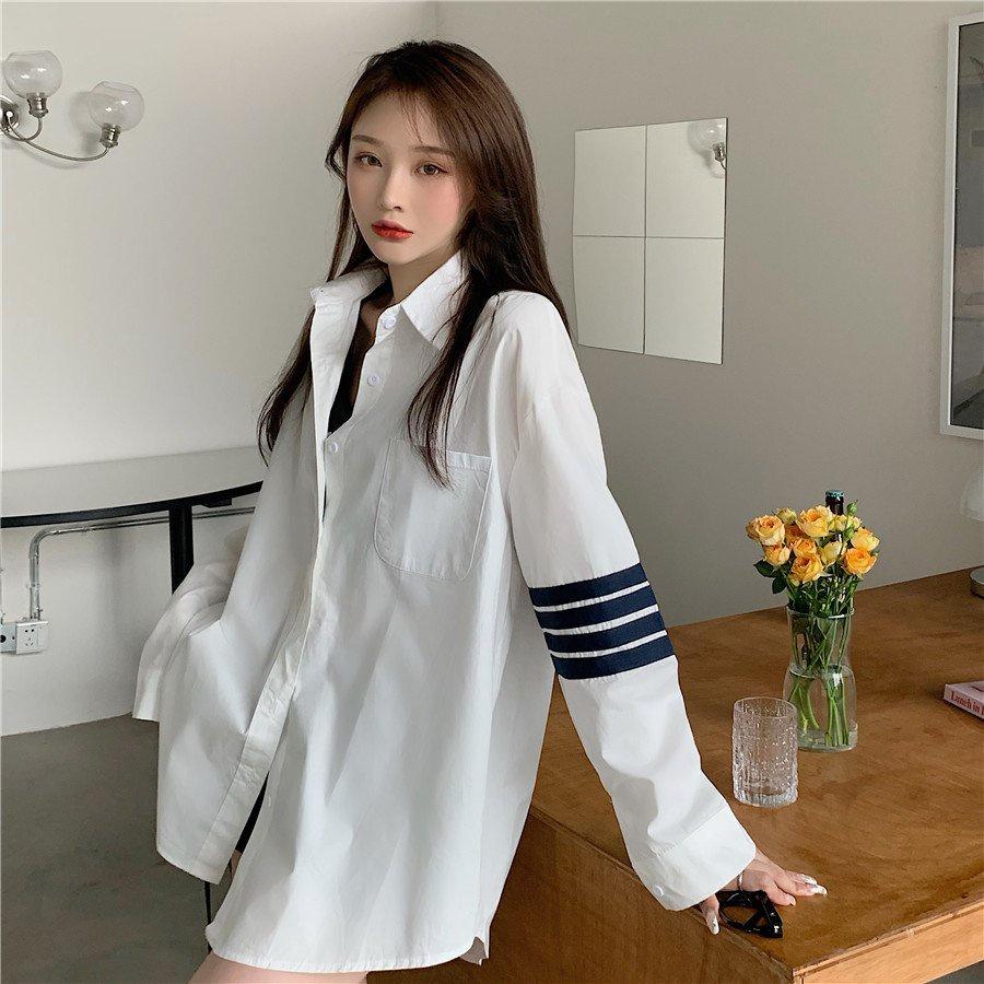 Áo Somi Nữ Ulzzang Dài Tay Dáng Rộng Trùm Mông