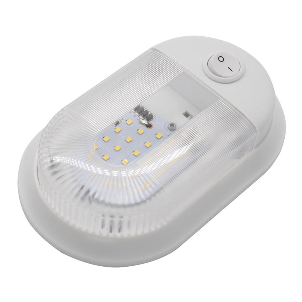 DC 12V 24V LED RV Ceiling Dome Light, Interior Lighting for Camper RV Trailer