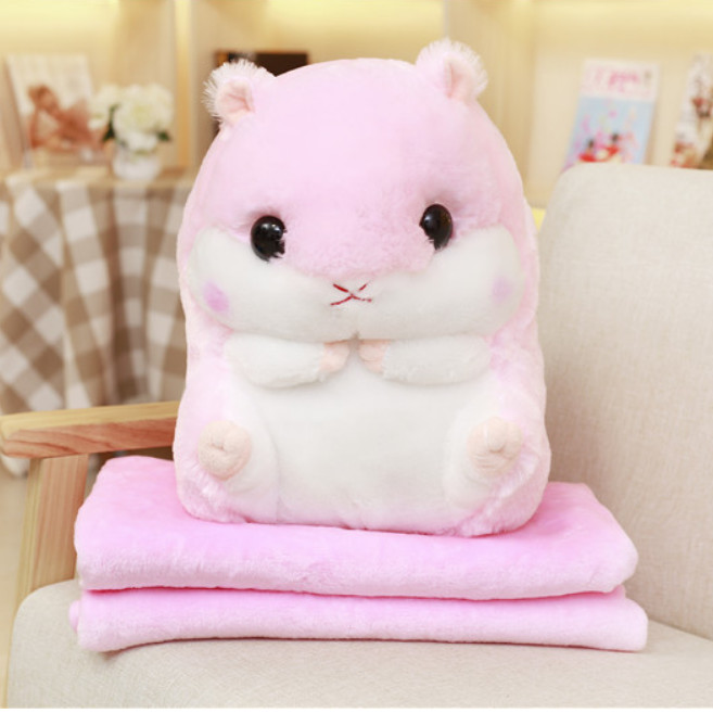 Gối mền chuột hamster 3 trong 1