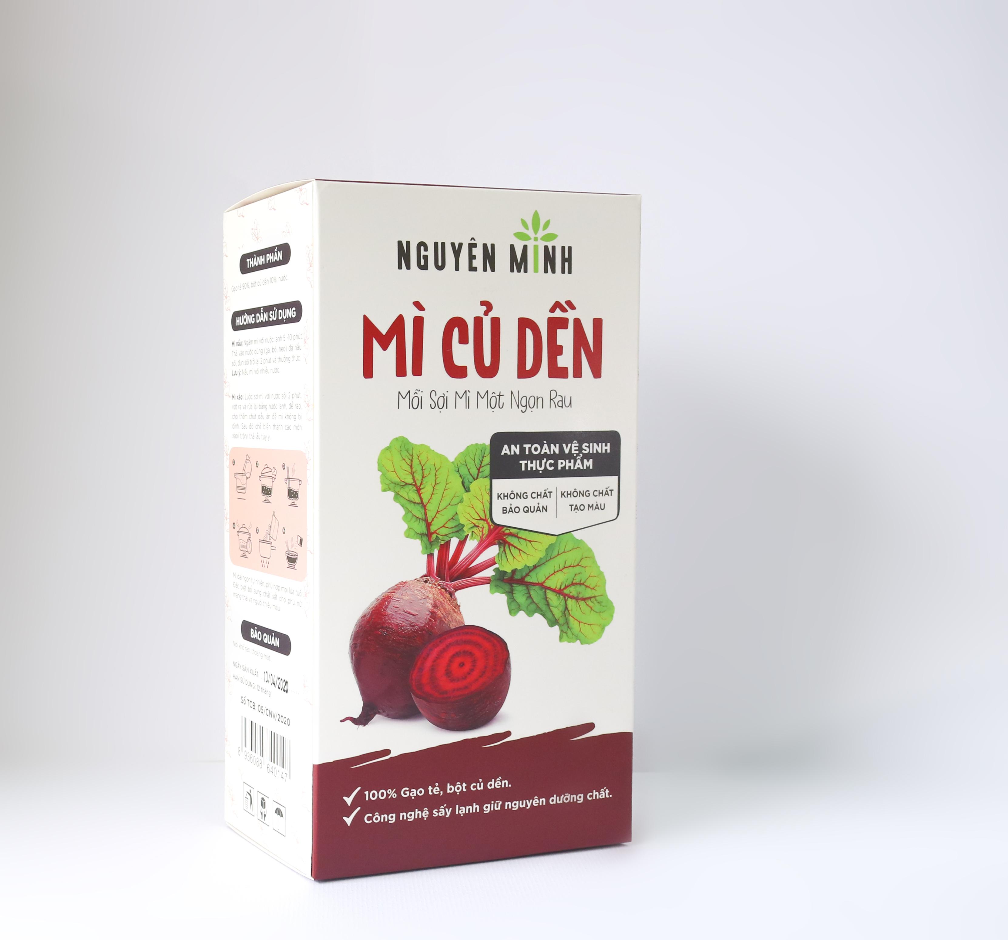 Mì rau củ Nguyên Minh vị củ dền hộp 300gram