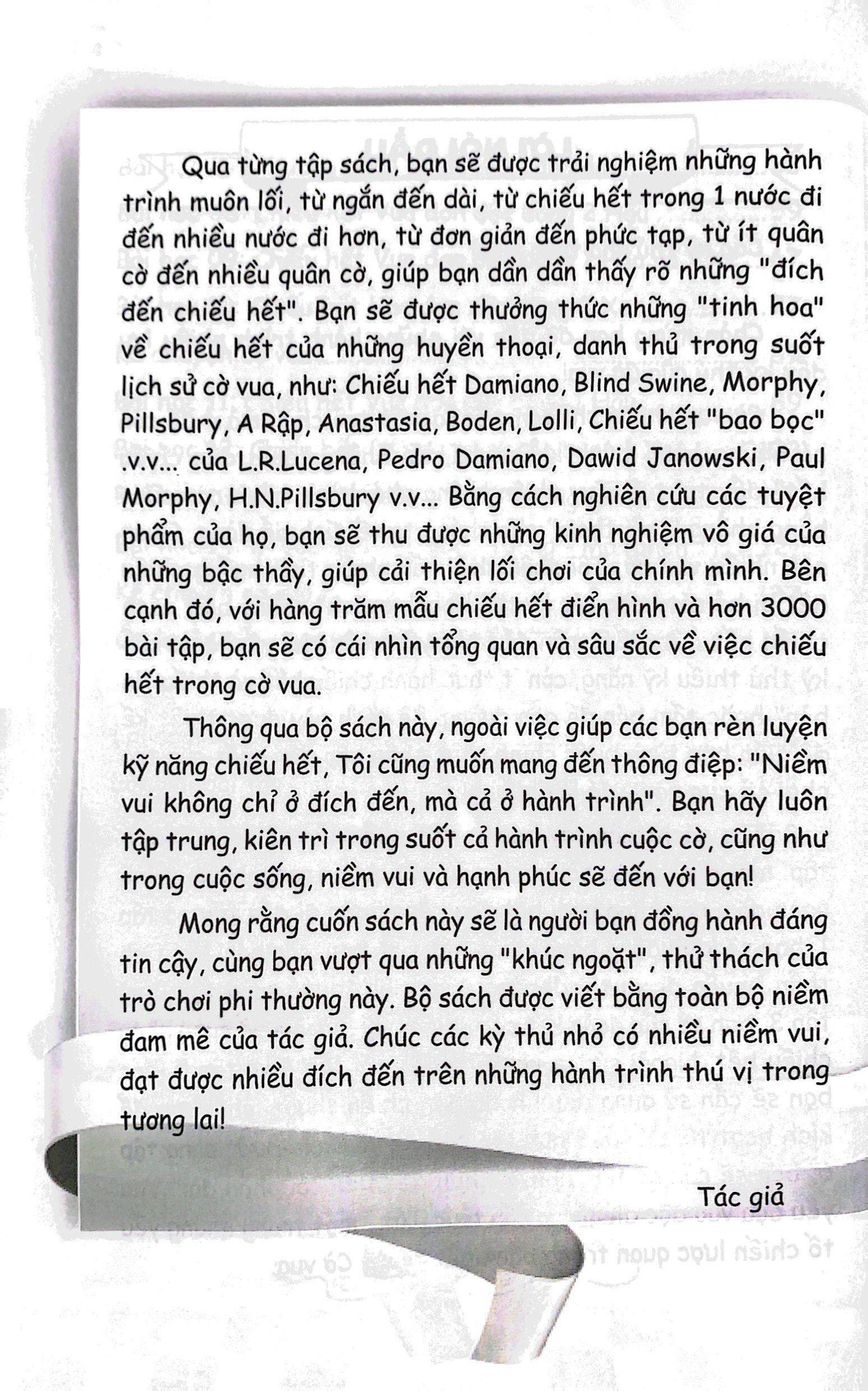 Chiếu Hết Trong Cờ Vua - Đích Đến Của Những Hành Trình - Tập 1: Chiếu Hết Tinh Gọn Và Căn Bản