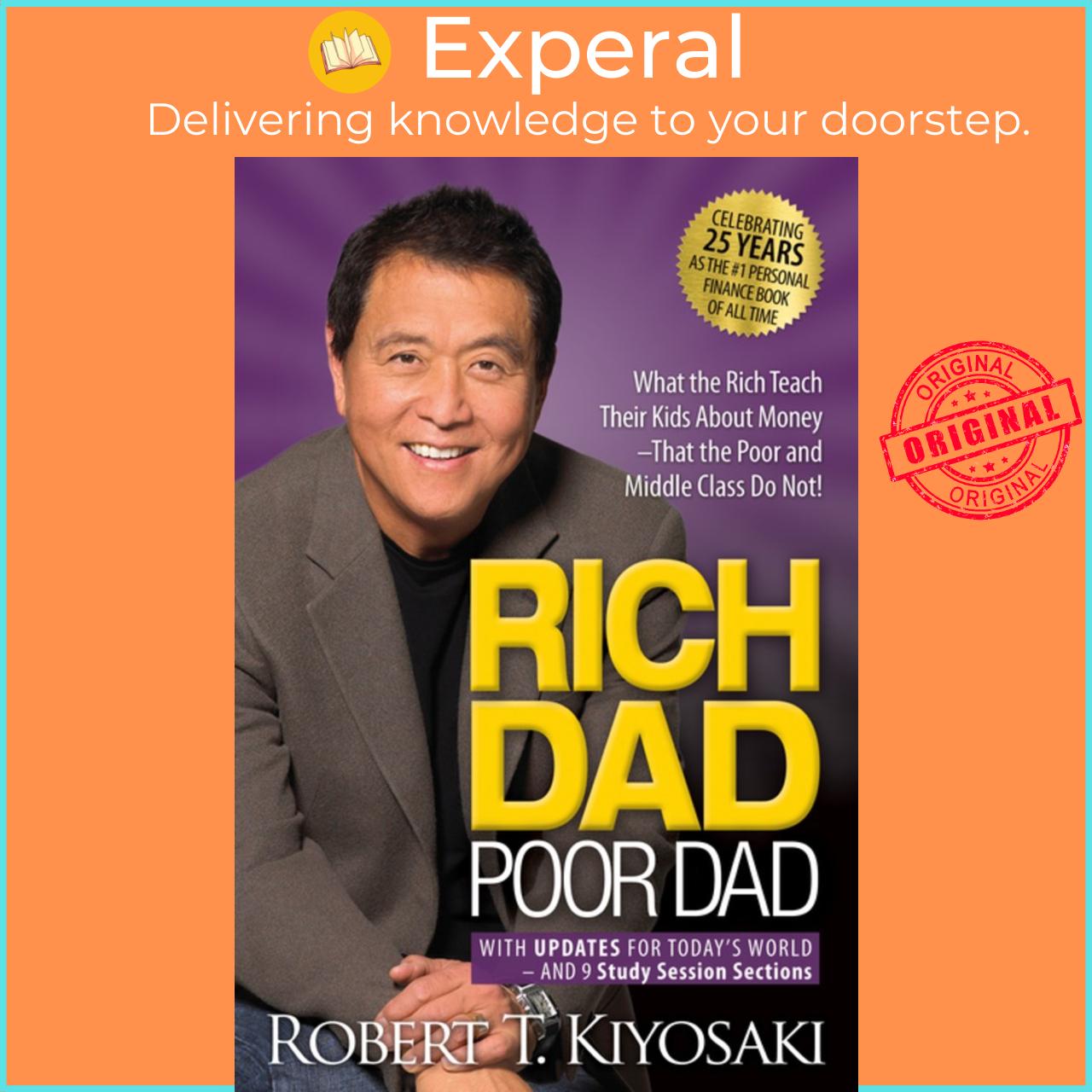 Sách - Rich Dad Poor Dad - What the Rich Teach Their Kids About Mone by Robert T. Kiyosaki (US edition, Trade Paperback)