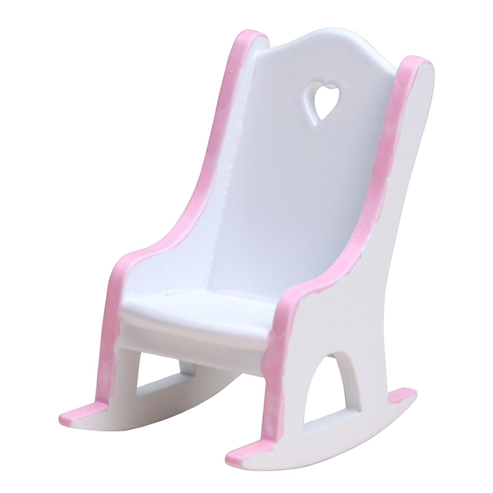 DIY Miniature Dollhouse Dollhouse Model Chairs Delicate for Accessories