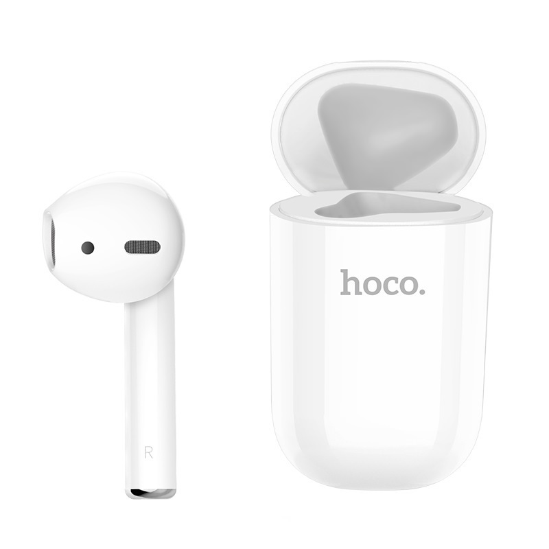 Tai nghe bluetooth nhét tai (Phải) Hoco E43 Beneficial V5.0 (Trắng) - Hàng Chính Hãng