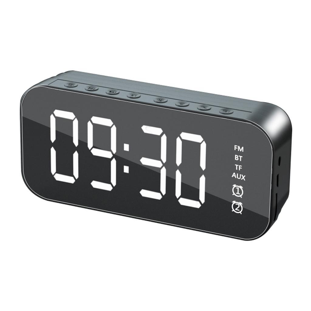 HIFI Wireless Bluetooth Speaker  Clock Portable for