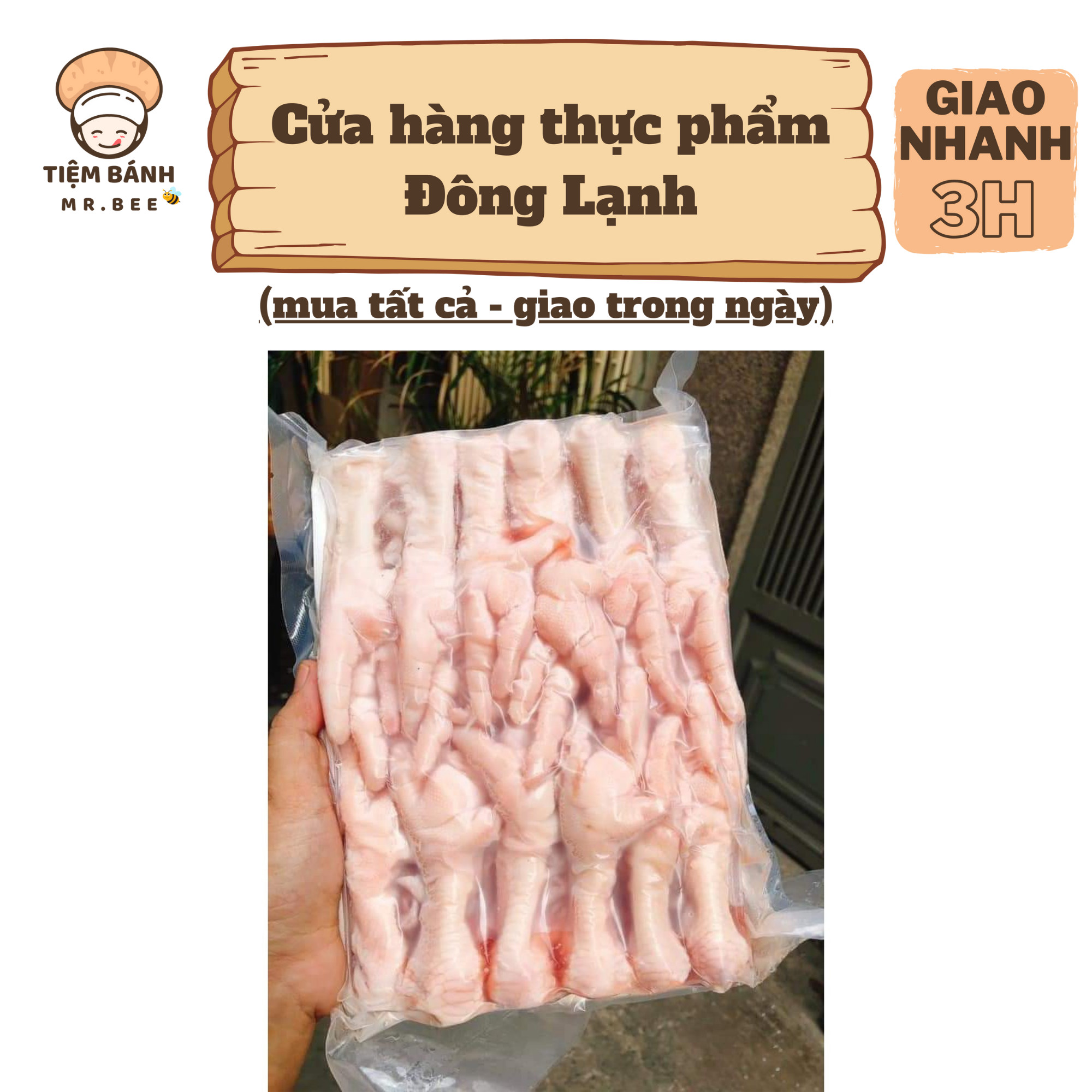 – Chân Gà Rút Xương làm sạch – 1kg