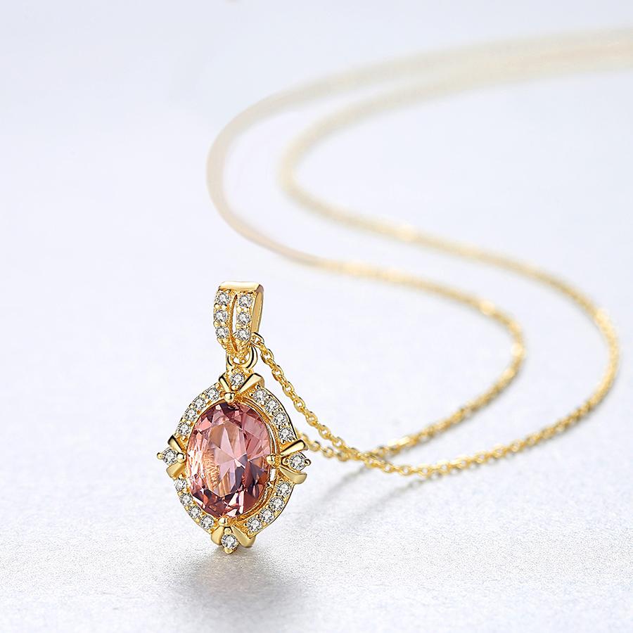 Dây chuyền cao cấp nữ bạc S925 đính đá DB2408 đẹp Bảo Ngọc Jewelry