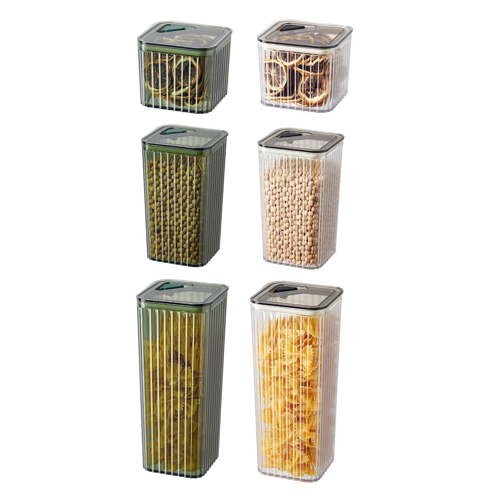 Airtight Food Storage Containers Pantry Organizer Box for Cabinet Baking Supplies
