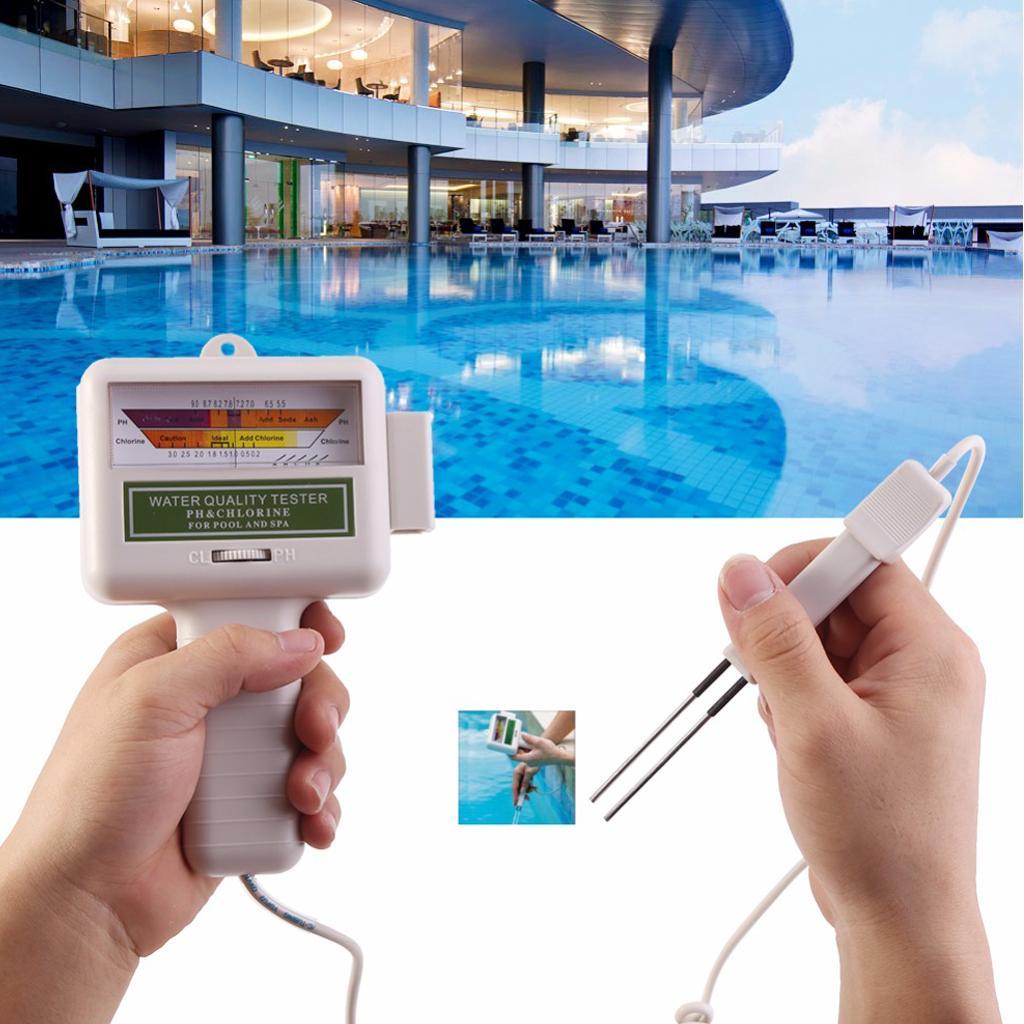 Digital Water Quality Tester Meter PH Chlorine Swimming Pool Tester