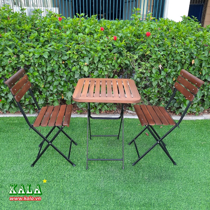 Bàn ghế cafe gấp gọn Fansipan Patio cực hot