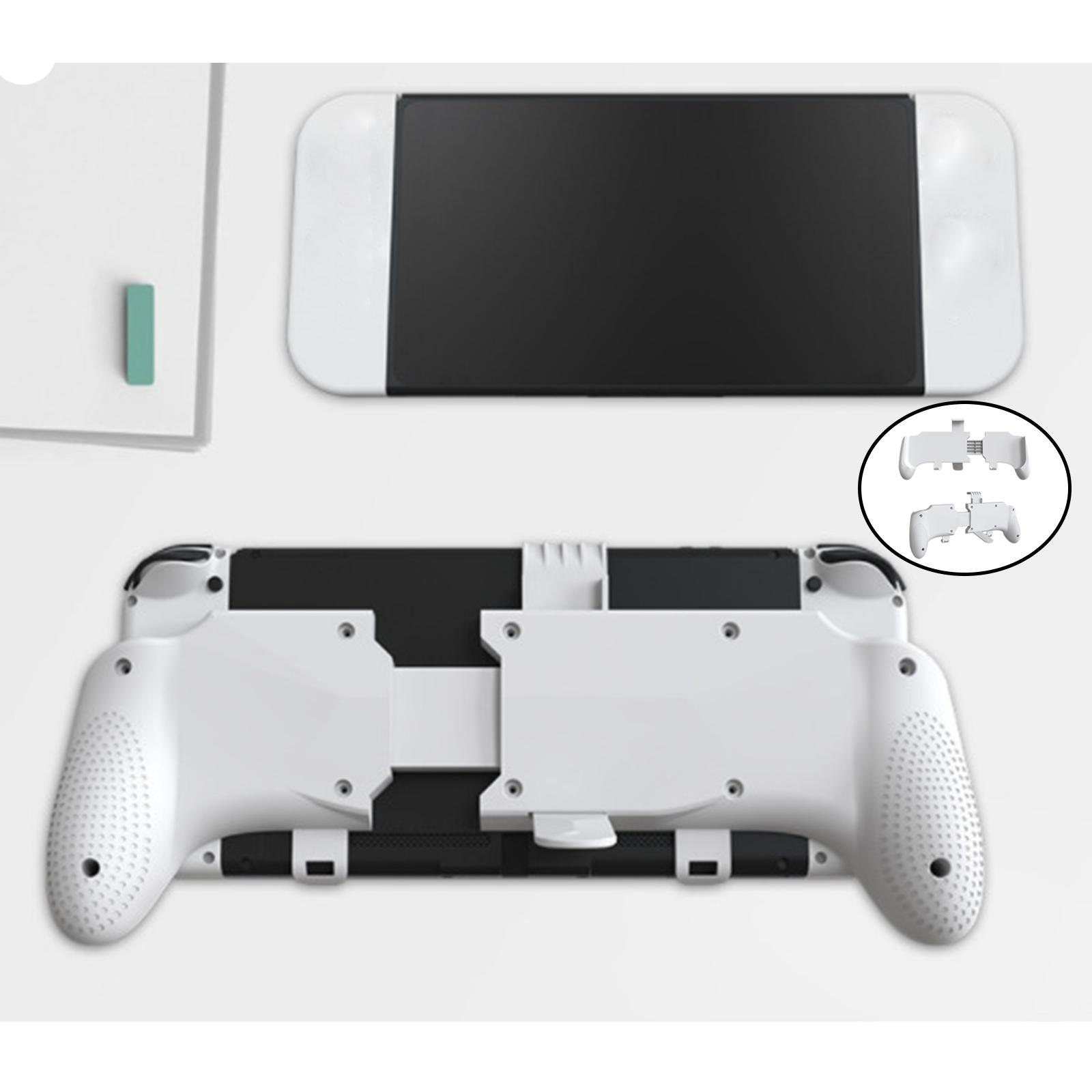 Detachable Handheld HandGrip Organizer for Switch Lite/OLED White