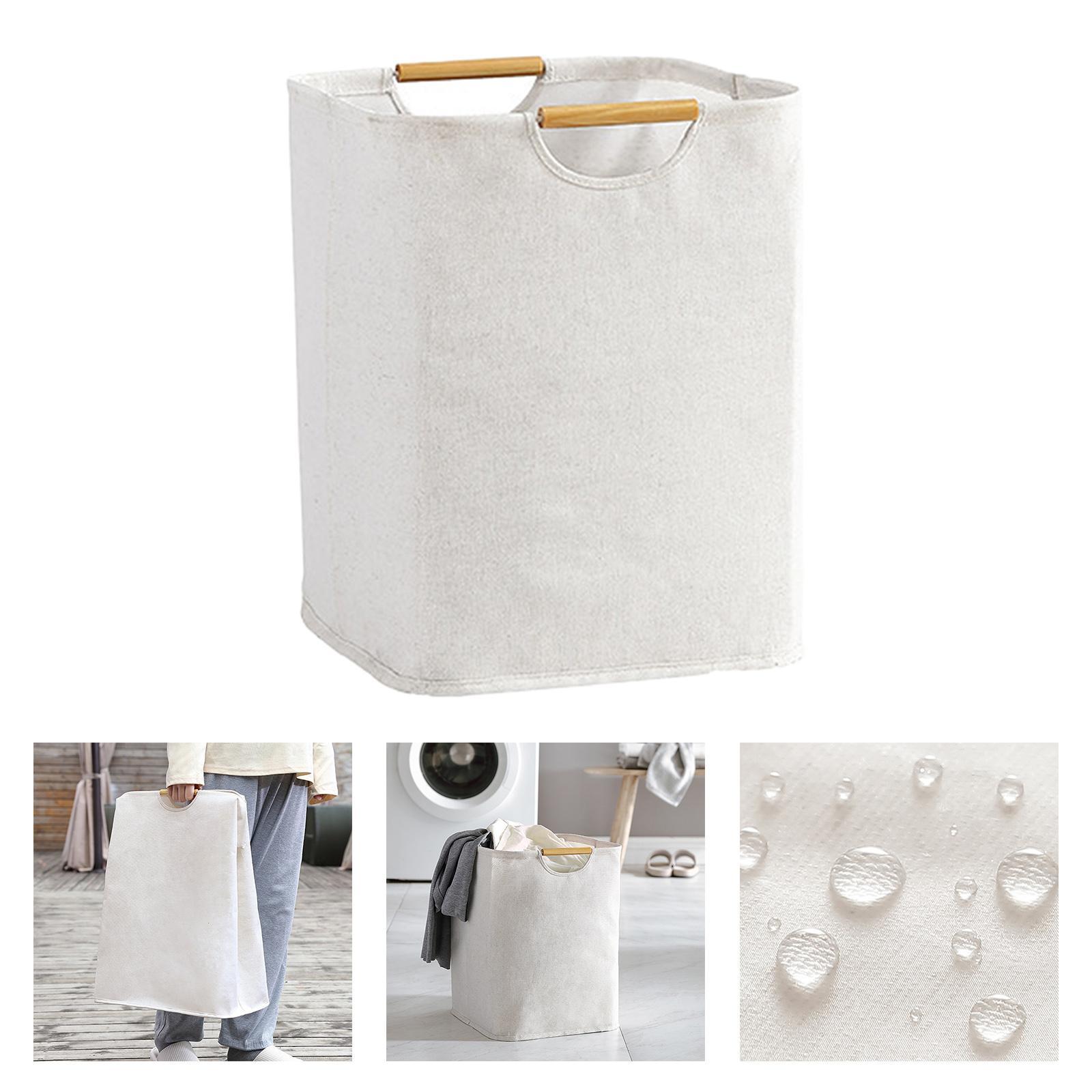 Portable Laundry Basket Waterproof Cloth Laundry Washing Hamper Storage S