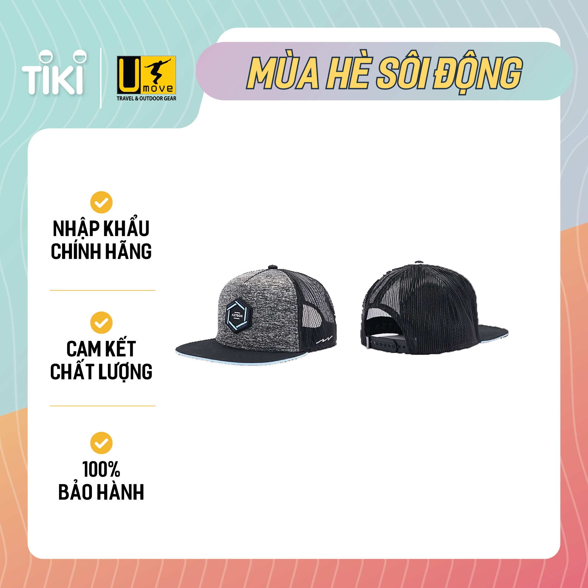 Mũ lưỡi trai Hex Blue Cap AA-C301