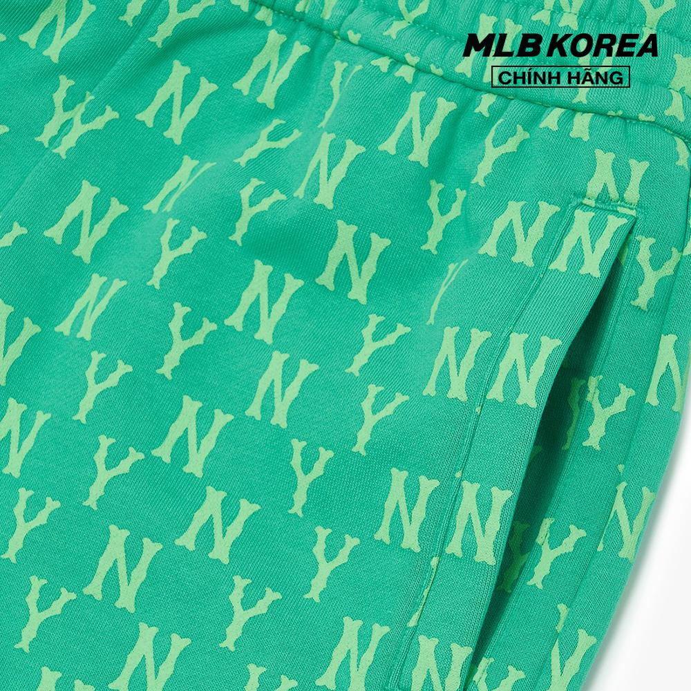 MLB - Quần jogger lưng thun Classic Monogram Allover 3APTM0424-50GNS