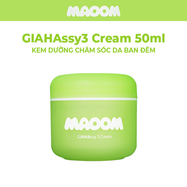 Kem dưỡng da ban đêm MAOOM GlAHAssy 3 Cream 50ml