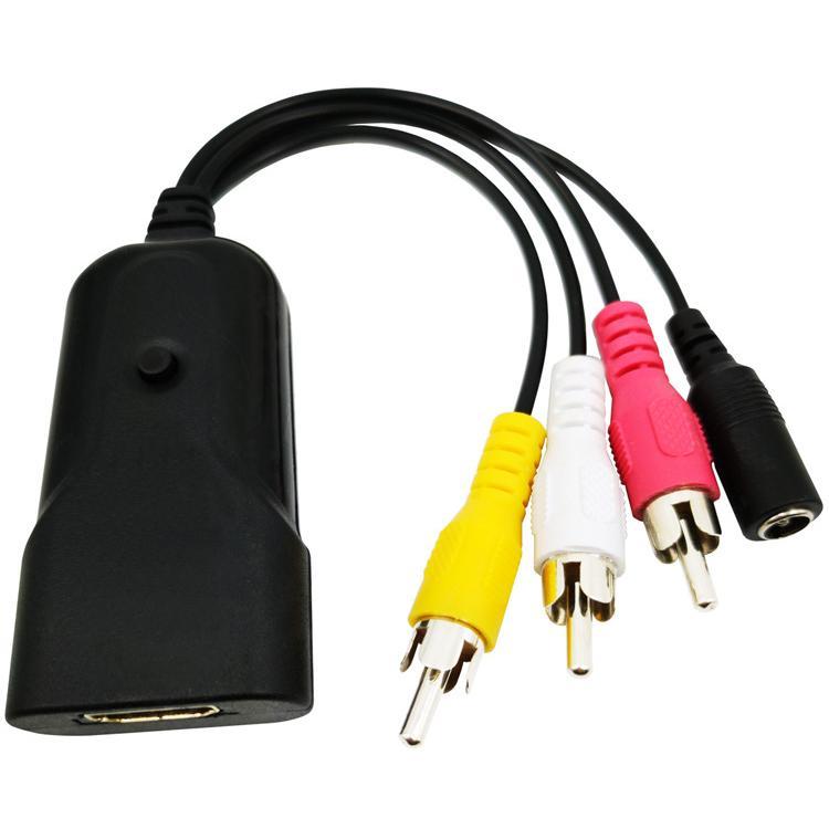 Đảm bảo chất lượng bộ chuyển đổi hdmi sang av mới HDMI sang AV (cvbs) video tổng hợp bán hàng trực tiếp 1080p