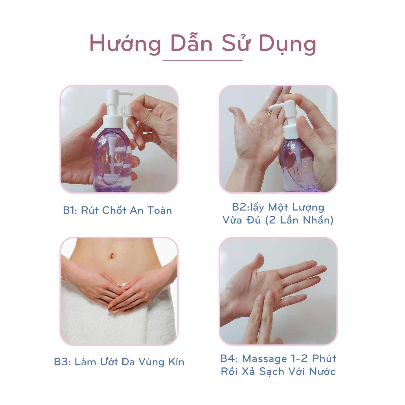 [Chính hãng] Dung dịch vệ sinh phụ nữ PIGINA 150ml